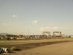 Intermodal Cranes in the yard at Ford Hermosillo Assembly plant